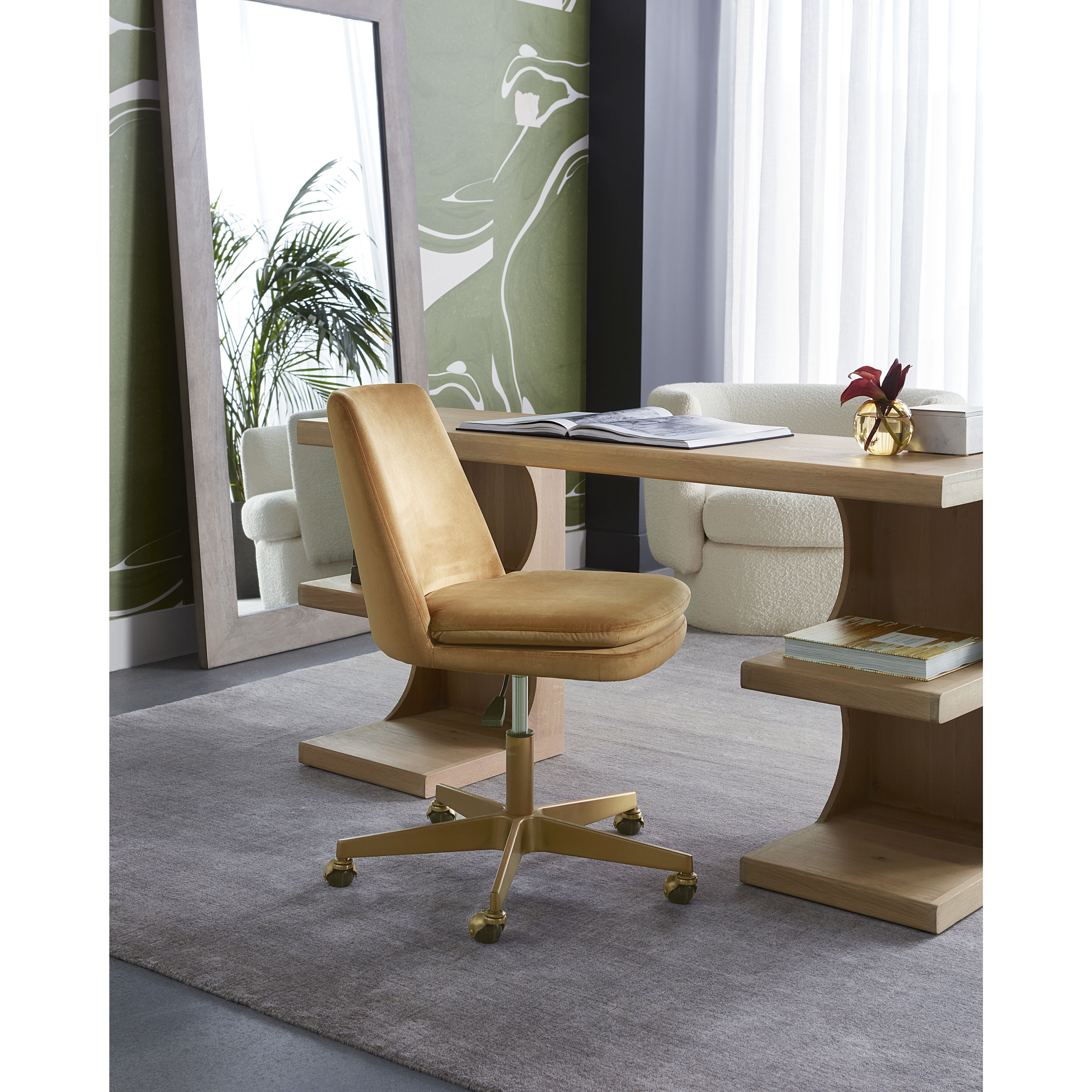 Berget Gold Sky Office Chair
